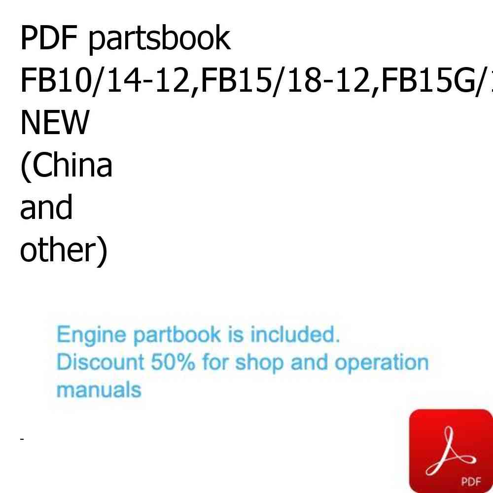 PDF partsbook FB10/14-12,FB15/18-12,FB15G/18G-12,FB20A/20AG-12 NEW (China and other)